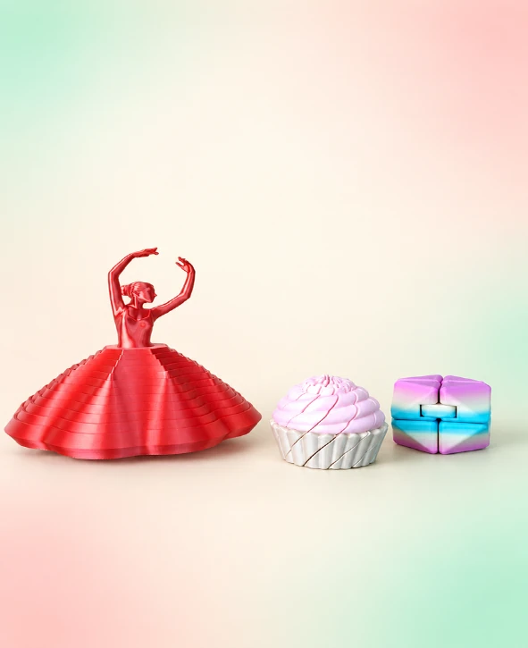 Kit Bailarina, Cupcake e Cubo Infinito